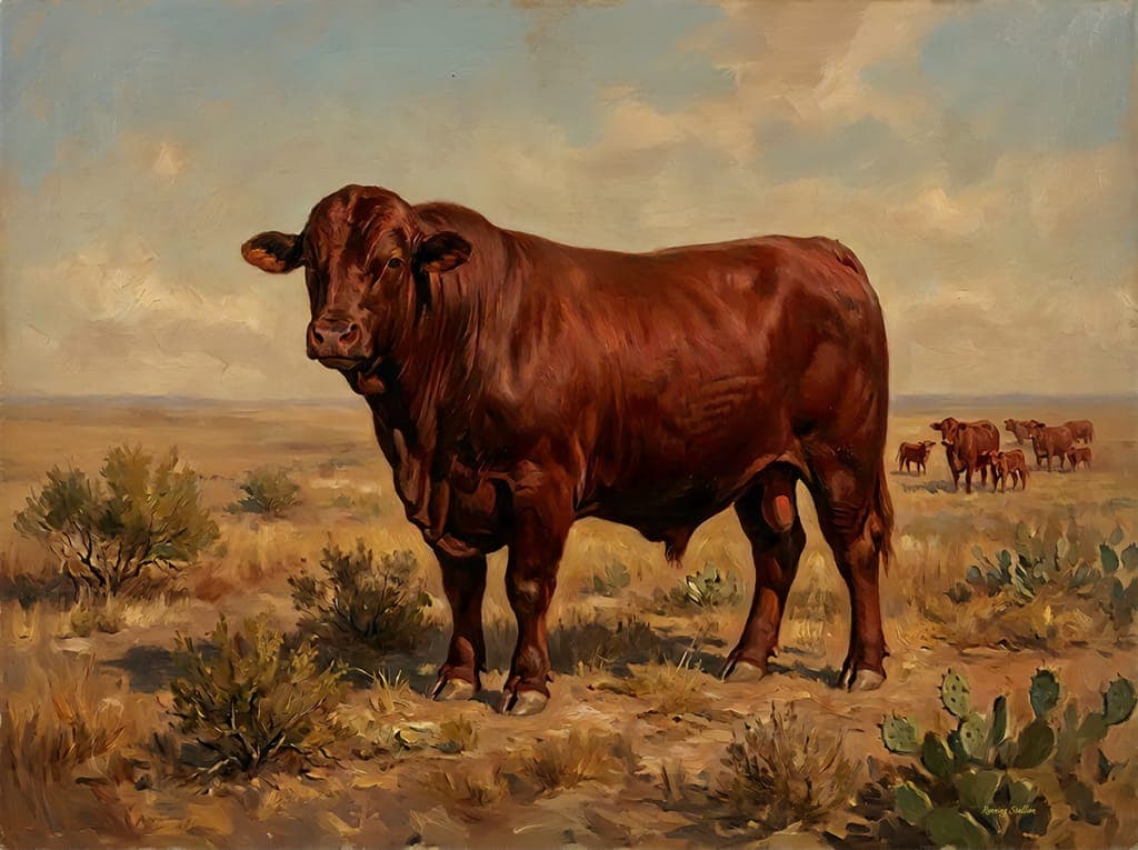 Santa Gertrudis Bull